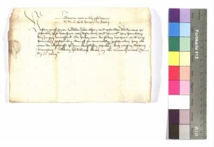Brief Pfalzgraf Ludwig an Graf Kraft von Hohenlohe.