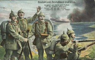 Deutschland, Deutschland über alles. - Einigkeit und Recht und Freiheit [...]
