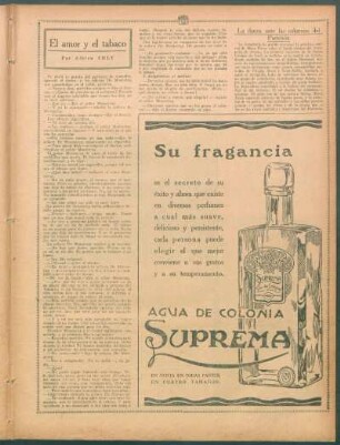 El amor y el tabaco