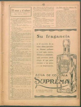 El amor y el tabaco