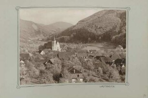Blick auf Lautenbach im Renchtal