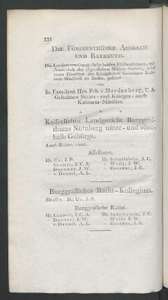 Die Fürstenthümer Ansbach und Bayreuth