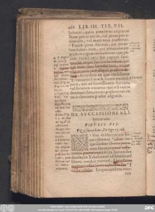 Du Successione Libertorum. Titulus VII.