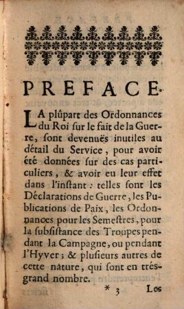 Ordonnances militaires du Roi de France