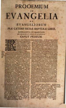 R. P. Cornelii Cornelii A Lapide, ... Commentaria. 8,1, In Quatuor Evangelia : In Duo Volumina Divisi, tomus 1