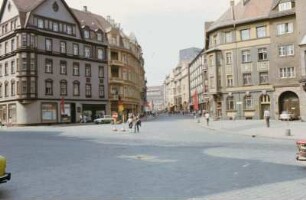 DDR. Bautzen. Karl-Marx-Straße. Blick zum Stadtmuseum