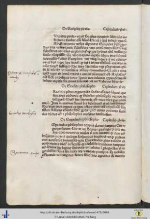 De Eraclito et Empedocle philosophis