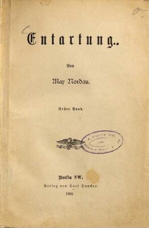 Entartung, 1