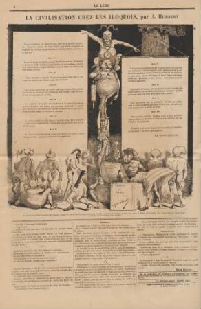 La civilisation chez les Iroquois, par A. Humbert
