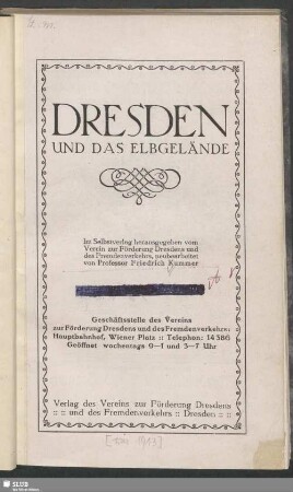 Dresden und das Elbgelände