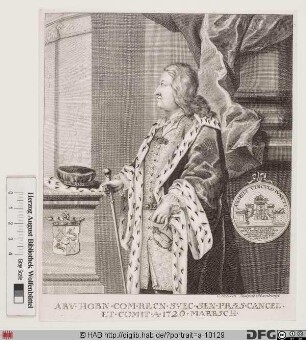 Bildnis Arvid Bernard Horn (1706 Graf)