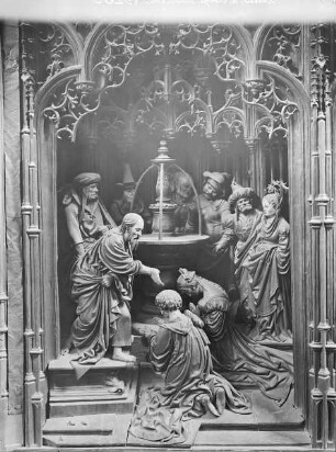 Passionsaltar — Heiliger Dionysius tauft