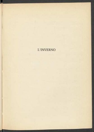 L'inverno