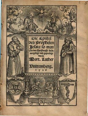 Die Epistel des Propheten Jesaia, so man ynn der Christmesse lieset