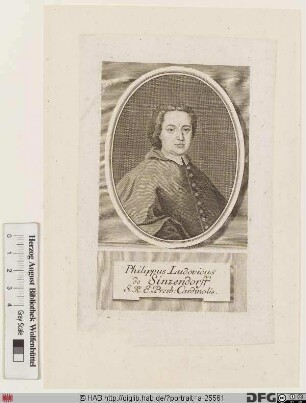 Bildnis Philipp Ludwig (Reichsgraf von Sinzendorf), 1732-47 Fürstbischof von Breslau