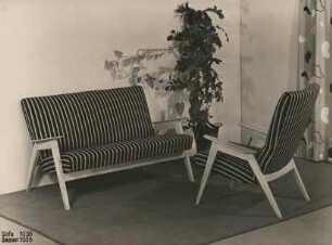 "Antimott" Sessel "1035" und Sofa "1036" der Walter Knoll GmbH und Co. KG.