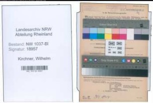 Entnazifizierung Wilhelm Kirchner , geb. 26.07.1912 (Justizinspektor)
