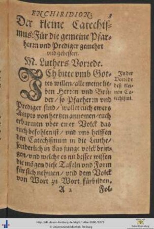 Der kleine Catechismus