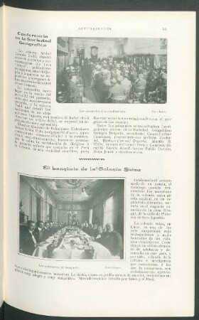 El banquete de la Colonia Suiza
