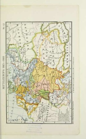 Mitteleuropa 1815-1866