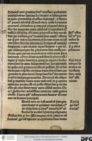 Tertia pars huius tractatus.