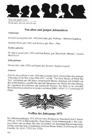 Treffen des Jahrgangs 1972