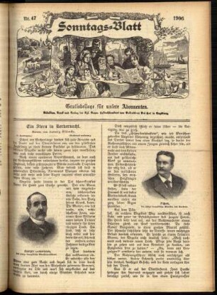 Ausgabe vom Sonntag, den 25. November 1906.