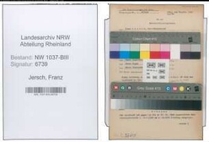 Entnazifizierung Franz Jersch , geb. 06.08.1913 (Assessor)