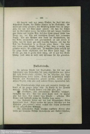 Volksbräuche