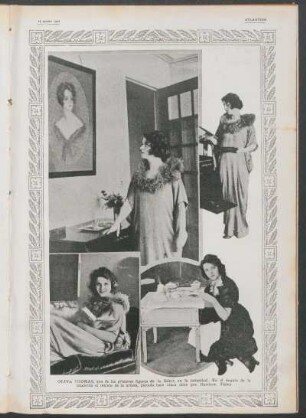 Olive Thomas, una de las primeras figuras de la Select, en la intimidad.