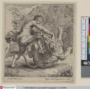 [Samson erwürgt den Löwen; Samson Slays the Lion]