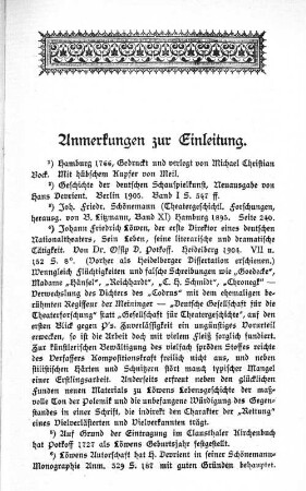 Anmerkungen zur Einleitung.