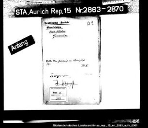 Die Bäckerzunft in Norden
