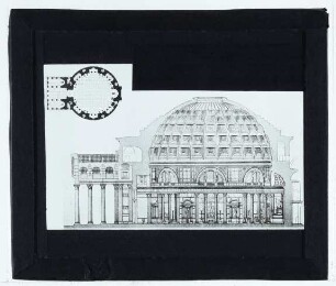 Rom, Pantheon : Schnitt (Rekonstruktion?)