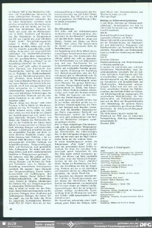 Beiträge zur Arbeitsumweltgestaltung : Rezensionen Annotationen