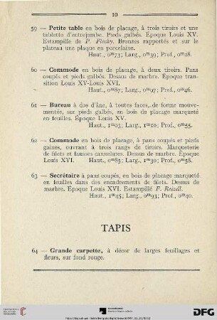 Tapis (Nr. 64)