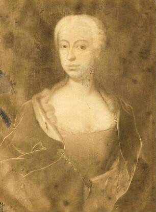 Bildnis von Christine Armgard (1711-1779) Herzogin von Schleswig-Holstein-Sonderburg-Plön