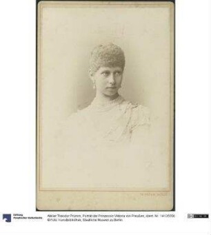 Porträt der Prinzessin Viktoria von Preußen
