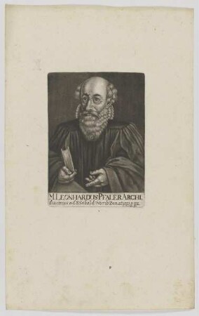 Bildnis des Leonhardus Pfaler