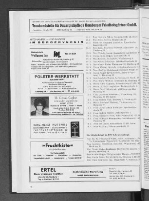 Die Mitgliedschaft im EBV haben beantragt: