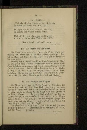 90. Der Adler und der Rabe.