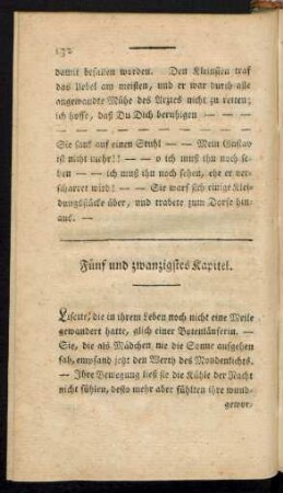 Fünf und zwanzigstes Kapitel.