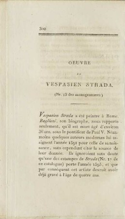 Oeuvre De Vespasien Strada.