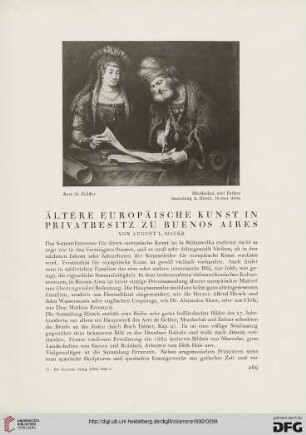 22: Ältere europäische Kunst in Privatbesitz zu Buenos Aires