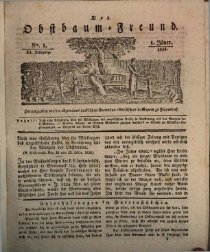 Der Obstbaum-Freund. 11. 1838