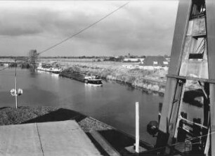 Erweiterung Vorhafen Schleuse Herbrum 1967/Dortmund-Ems-Kanal