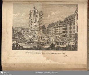 Ansicht Der Ruinen Der Alten Kreuzkirche 1765