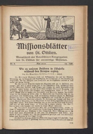 Nr. 8. Mai 1919 23. Jahr