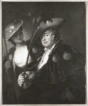 Gemälde "Gustav Adolf Graf von Gotter" (um 1755, A. Pesne; Leinwand; 1,07 x 0,87 m; Park Sanssouci Potsdam)