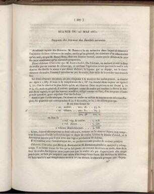 Séance Du 25 Mai 1832